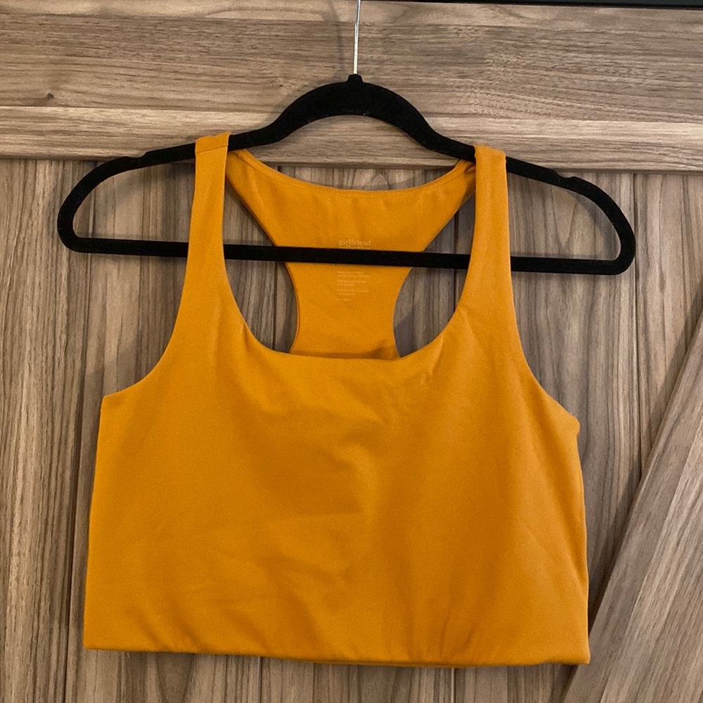 Girlfriend Collective Paloma Bra in Honey